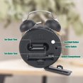 thumbnail image 4 of Alarm Clock Alarm Clocks Analog Clock Loud Alarm Clock for Heavy Sleepers with Stereoscopic Dial Backlight Battery Operated for Living Room Bedroom Bedside Desk Gift Clock by, 4 of 5