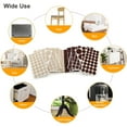thumbnail image 6 of 60Pcs Thicken Self Adhesive Felt Chair Leg Pads Floor Protectors Furniture Legs Table Leg Covers Square Bottom Anti-Slip Pads(1.77'',Brown), 6 of 6