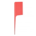 thumbnail image 3 of Peine para teñir Seitruly peines de plástico para el cabello salón de peluquería rojo, 3 of 6