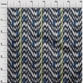 thumbnail image 2 of oneOone Tissu Viscose Chiffon Rayé & Chevron Ikat Imprimé Tissu BTY 42 Pouces de Large, 2 of 4