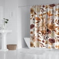 thumbnail image 2 of Waterproof Beautiful Colorful Floral Shower Curtain 72x72 Inch Boho Style Polyester Unique Shower Curtain for Bathroom Hotel Home Decor with 12 Plastic Hooks, 2 of 5