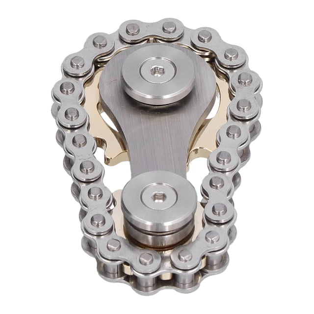 Sprocket Toy, Wear-Resistant Novel Unique Gears Linkage Chain Toy Firm Sturdy For For Adult For Children For ADHD ADD Autism Plating Base Color