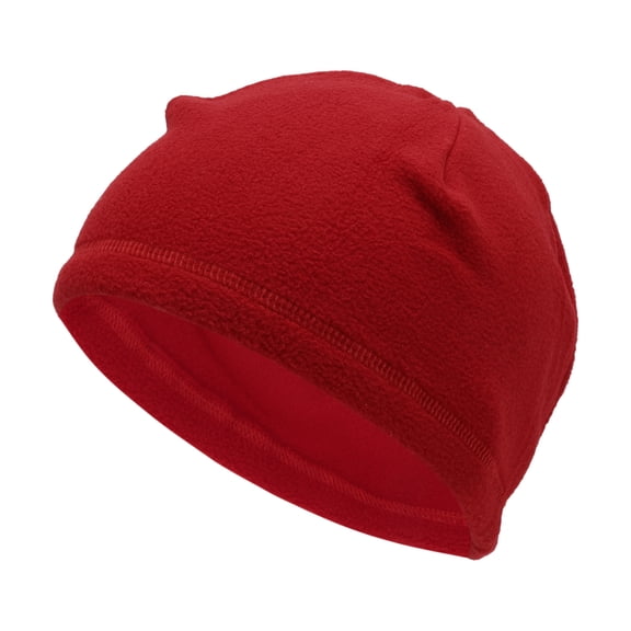 Unique Bargains Cycling Hat Keep Warm Hard Hat Liner Polar Fleece Fabric Red 26x17cm 1 Pcs