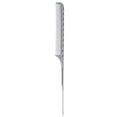 thumbnail image 4 of Rat Tail Hair Comb, Professional Metal Rat Tail Comb Teasing Comb Styling Comb Barber Aluminum Metal Comb for Salon & Personal Use, 4 of 7