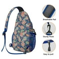 thumbnail image 3 of Geometric Boho Chic Travel Sling Backpack Lightweight and Durable, Fashionable Crossbody Shoulder Daypack for Hiking, 3 of 6