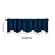 thumbnail image 3 of Cortinas con flecos y ribete de borlas | Elegantes cortinas cortas para dormitorio y sala de estar | Panel individual de 132 x 45 cm | Rojo, gris, azul y amarillo, 3 of 6
