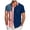 Navy, variant on 250th Anniversary USA Shirts for Men 1776-2026 Patriotic Independence Day Short Sleeve Button Shirts for Men(Grey,S)
