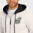thumbnail image 6 of Men's Darius Rucker Collection by Fanatics Cream New Orleans Saints Distressed Graphics Full-Zip Hoodie, 6 of 6