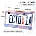 thumbnail image 3 of Aluminum License Plate Frame 2 Pack Car Exterior Accessory Car Tag Holder for Front Rear Plates Cars Decor Pale Pink Marine Creatures, 3 of 7