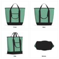 thumbnail image 3 of Large Capacity Insulated Tote Bag16.1×13.4×7.5in Thermal Insulation And Easy To Clean Strong Bearing Capacity Can Be Reused Sage Green, 3 of 8