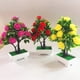 thumbnail image 3 of Gwong Decoración hogareña Planta de flores artificiales Rose en maceta Bonsai Office Garden Desktop Decor Decor Gwong 21047378, 3 of 7