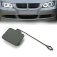 thumbnail image 2 of NS Front Bumper Tow Eye Hook Cover Cap Primed ABS for BMW E90 E91 318i 320i 328i 330i 2006-2011, 2 of 5