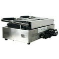 thumbnail image 6 of 3500W Commercial 2 Plate Sandwich Press Grill Griddle, Panini Maker Grooved Surface, Electric Sandwich Grill Grooved, 6 of 12