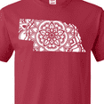 thumbnail image 4 of Inktastic Nebraska Silhouette Mandala T-Shirt, 4 of 5