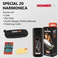 thumbnail image 2 of Armónica Hohner Special de 20 teclas de Do con funda, manual y tela, 2 of 9