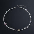 thumbnail image 6 of Necvior Fashion Trend Light Luxury Niche Sense Collarbone Chain Temperament Simple Cold Wind Five-pointed Star Necklace, 6 of 13