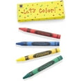 thumbnail image 2 of CrayonKing 4-Piece Crayon Set Non Toxic Crayons Art Supplies Party Favors, 50-Pack (200 Count), 2 of 10