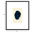 thumbnail image 3 of SAFAVIEH Fairy Fingerprint 16 in. x 20 in. Framed Wall Art, Antique Ivory/Navy, 3 of 6