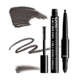 thumbnail image 1 of NYX 3-In-1 Brow Pencil - Charcoal, 1 of 1