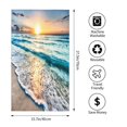 thumbnail image 5 of Covasa Toallas De Mano Para Baño, Juego De 2, Mar Tropical, Playa, Olas Del Océano, Escena Costera, Isla, Tema De Salida Del Sol Hawaiano, Microfibra Suave, Altamente Absorbente, Toalla De Cara Para H, 5 of 5