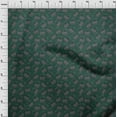 thumbnail image 3 of oneOone Coton Flex Vert Sarcelle Tissu Visage de Chat Animal Matière de Robe Tissu Imprimé Tissu au Mètre 40 Pouces de Large, 3 of 4