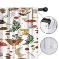 thumbnail image 4 of Blackout Kids Curtains,Red Mushroom Nature White Pattern Childrens Insulated Curtains Set Of 2,Bedroom Essentials,Toddler Room Decor 42"x54", 4 of 5