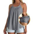 thumbnail image 3 of Tank Tops with Built in Bras for Women, Loose Fit Flowy Cami Top,XL, 3 of 7