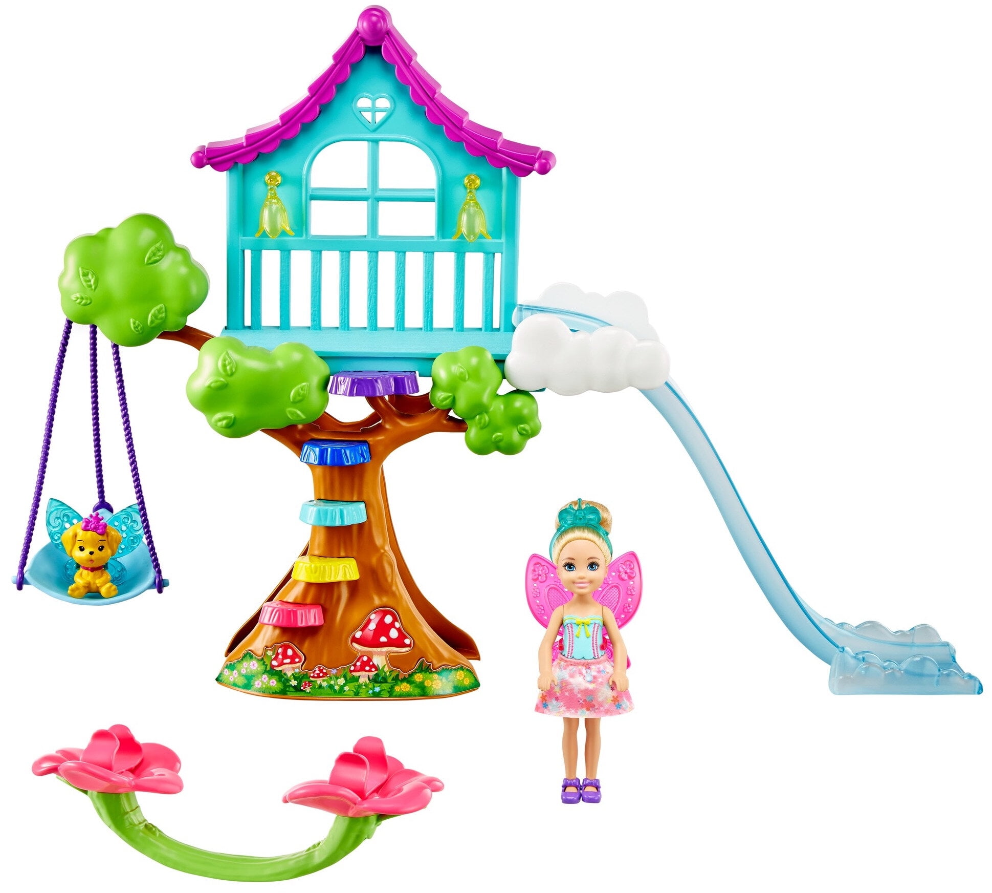Barbie Dreamtopia Chelsea Treehouse Playset – BrickSeek