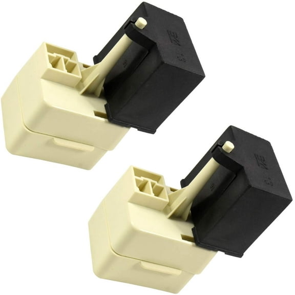 HQRP 2-Pack Compressor PTC Starter/Start Relay and Capacitor Kits Compatible with Kenmore 5969535610