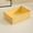 🔥 Yellow_Base#1112, variant on Plastic Desktop Storage Box for Makeup, Desk Supplies and Keys – Cute Wavy Lace Design, Small Organizer Basket for Vanity, Office or Entryway