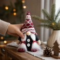 thumbnail image 5 of Christmas Gnome Plush Figurine Nordic Faceless Tomte Doll with Tall Knit Hat & Beard for Tabletop Mantel Shelf Decor Available in Multiple Styles, 5 of 5
