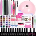 thumbnail image 1 of Juego de herramientas de manicura para principiantes, cinturón de herramientas completo, 14 botellas, molinillo de cinta para esmalte de uñas oso de fresa  Electrónica, 1 of 3