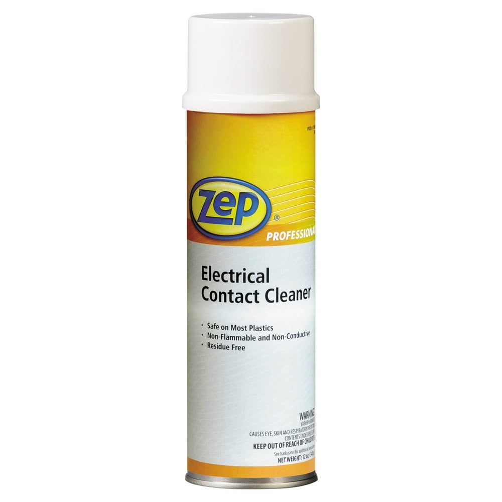 Zep Professional Electrical Contact Cleaner, Neutral, 12oz Aerosol, 12