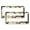 Pattern-684, variant on Colorful Autumn Fall Leaves License Plate Cover 2 Pack Fall Decor Grateful Thanksgiving Funny License Plates for Women Men Auto Decoration Hardware Quality Aluminum Metal License Plate Frames