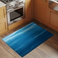 thumbnail image 3 of Blue Sea Washable Area Rug 2x3 111 Abstract Natural Undersea Gradient Ocean Low-Profile Area Rugs with Non Slip Backing Indoor Floor Carpet for Entrance Living Room Bedroom Home Office, 3 of 9