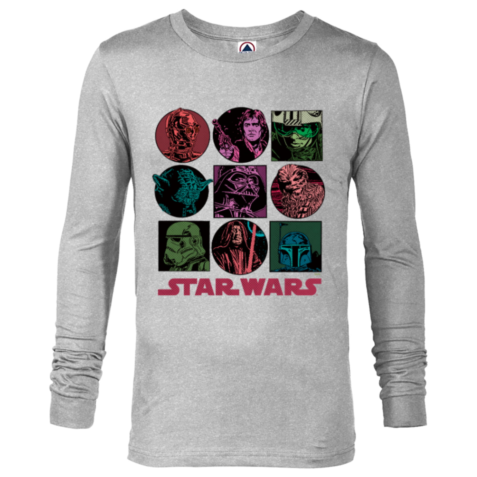 Star Wars Art Original Trilogy Retro Vintage Long Sleeve T-Shirt for Men - Customized-Athletic - Walmart.com