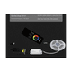 thumbnail image 4 of Control remoto inalámbrico portátil de 2,4 G con atenuación táctil, delgado y sin controlador, C, 4 of 8