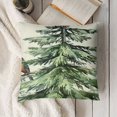 thumbnail image 3 of SHANXI Christmas Trees Throw Pillow Covers , Winter Holiday Cushion Case Decoration for Sofa Couch 24x24in, 3 of 5