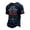 Memorial T-shirt Royal Blue A, variant on 9/11 25th Anniversary T-Shirt, Never Forget 911 Graphic Short Sleeve Crew Neck Shirt,Salute to 343 Firefighters American Patriotic 25th Memorial Tee, Red S