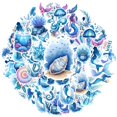 thumbnail image 2 of 35pcs-50pcs Colorful Stationery Stickers Ocean Kids Stickers Mermaid Graffiti Decals for Suitcase Luggage Phone, 2 of 9