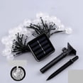 thumbnail image 5 of Globe String Light Solar Powered String Lights 16.4ft 20 LEDs Waterproof Fairy Lights for Patio Garden Warm Lighting, 5 of 5