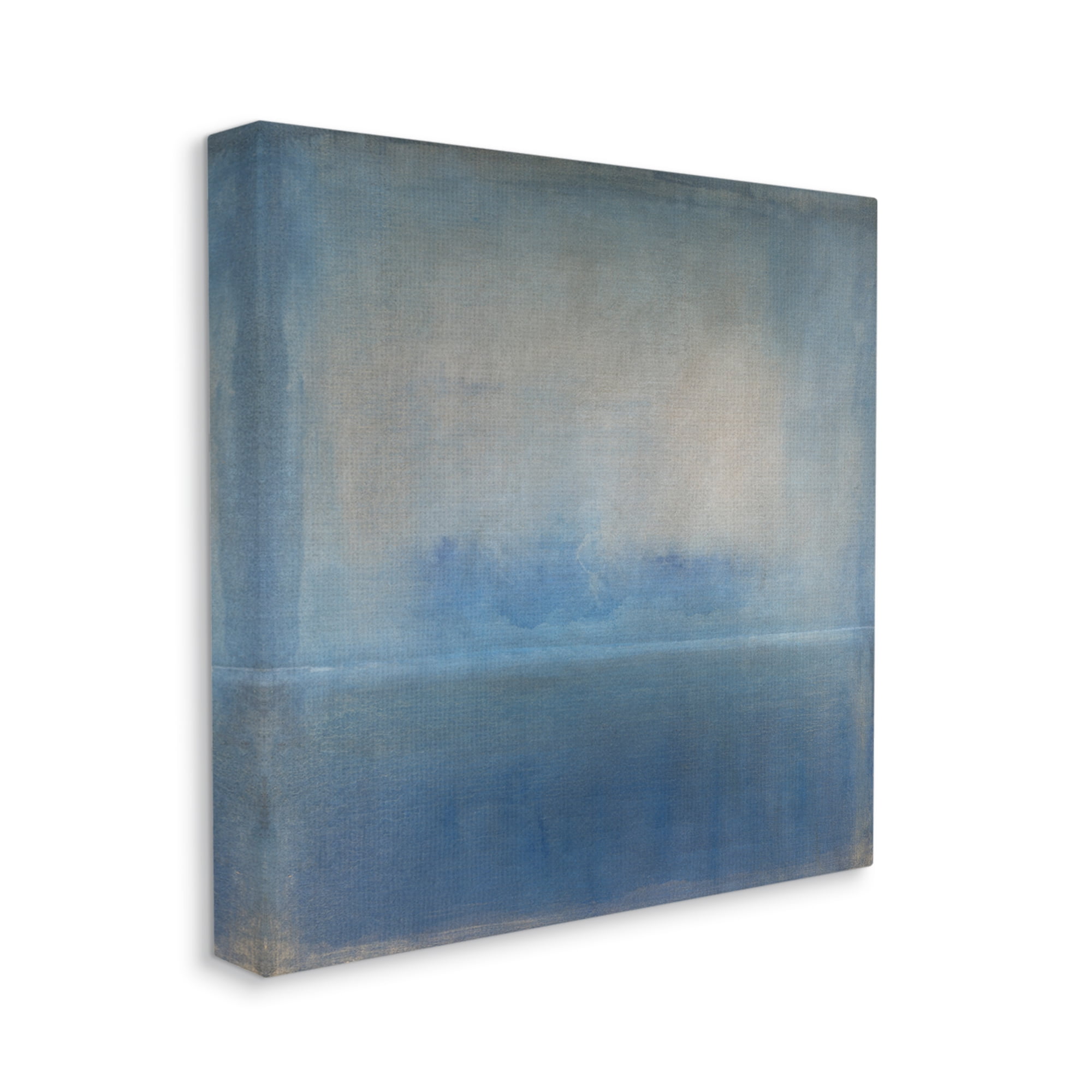 Stupell Industries Obscure Abstract Landscape Blue Weathered Painting Design Painting Gallery Wrapped Canvas Print Wall Art, Design by Tim OToole