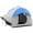 Gray+Blue, variant on Waterproof SUV tent, suitable for 5-6 person camping trips, with 3 mesh windows, spacious roof tent, breathable and ventilated, suitable for travel, camping, and fishing.