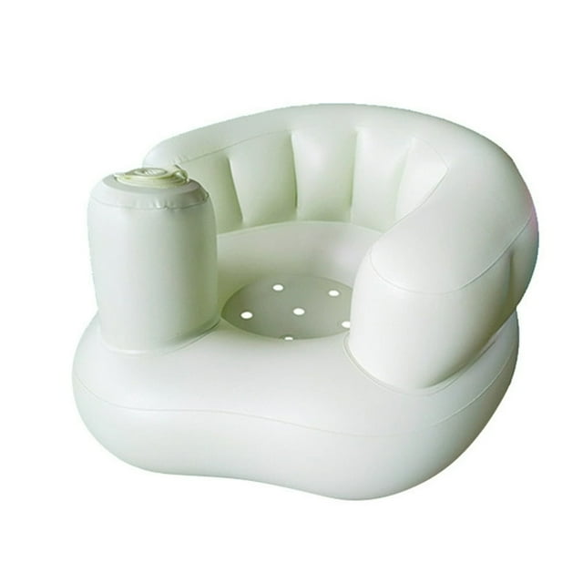 Inflatable Toy PVC Baby Learn to Sit Chair Portable Seat Pool Toy (Blue)