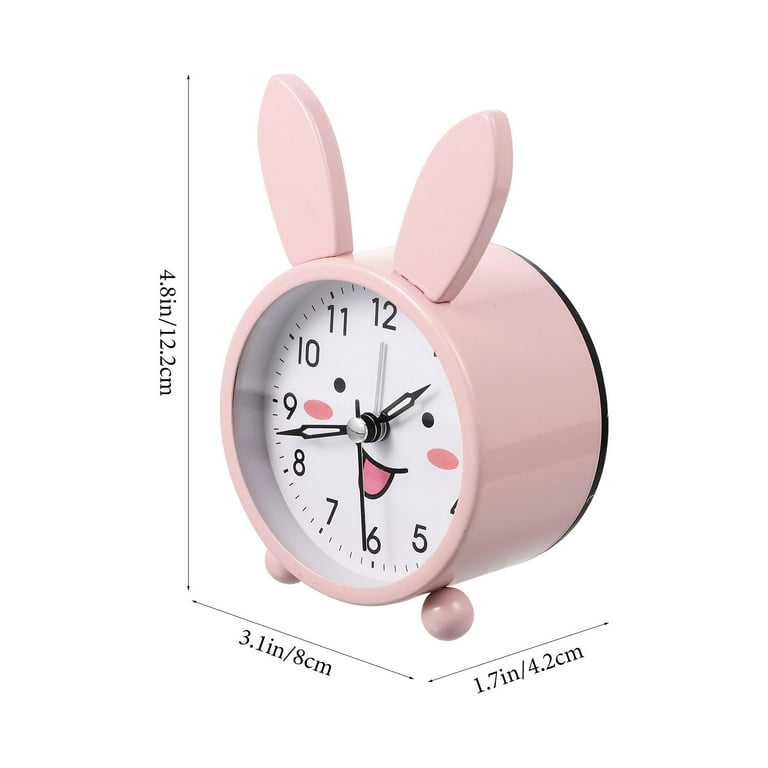 Cartoon Animal LED Smart Alarm Clock Bedside Mini Sleeping Lamp(Son  Rabbit), snatcher
