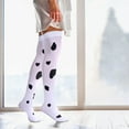 thumbnail image 4 of NICEXMAS 2Pairs Over The Knee Animal Print Warm Socks Soft Nylon Womens Stockings, 4 of 8