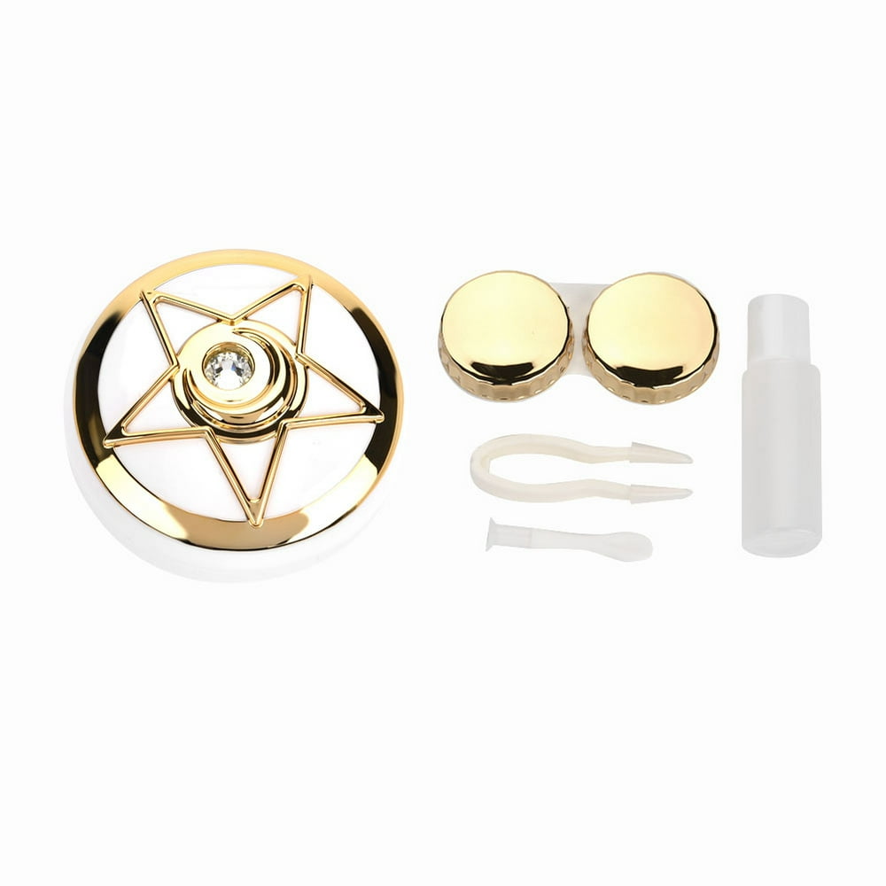 Tebru Lens Box, Lens Case, 3 Colors Portable Contact Lens Box with