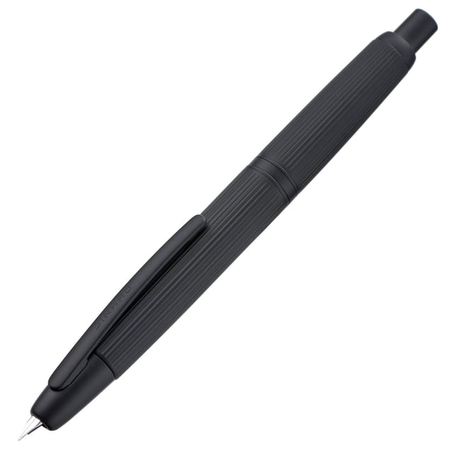 Pluma estilográfica Jinhao 10 sin tapa negra mate con caja y convertidor
