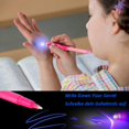 thumbnail image 4 of CHELIASD Ink Fun Color Stick Ink Colorless Words Hidden Words Graffiti Light Pen for Secret Messages, Writing Information for Birthdays, Easter, Halloween, Christmas Gifts for Students, 4 of 5