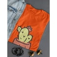 thumbnail image 3 of Cute Cactus Buddy T-Shirt Women -Smartprints Designs, Female Medium, 3 of 4